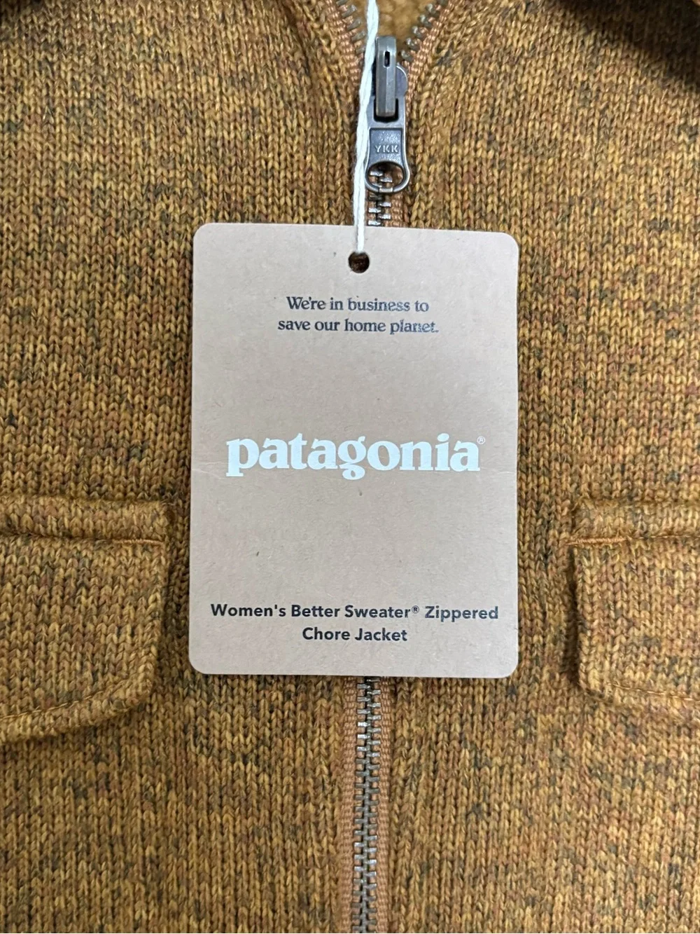NWT Patagonia Women's Better Sweater Zippered Chore Jacket. Size XL.